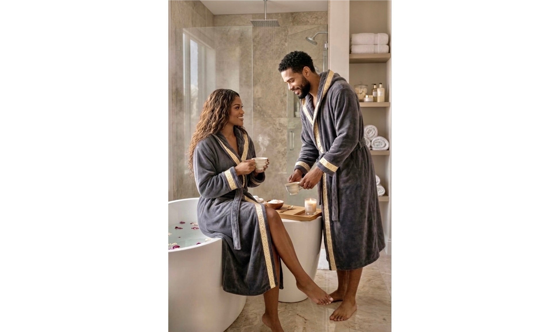 The Ultimate Luxury: Matching Robes for Refined Couples - Royalty Robes