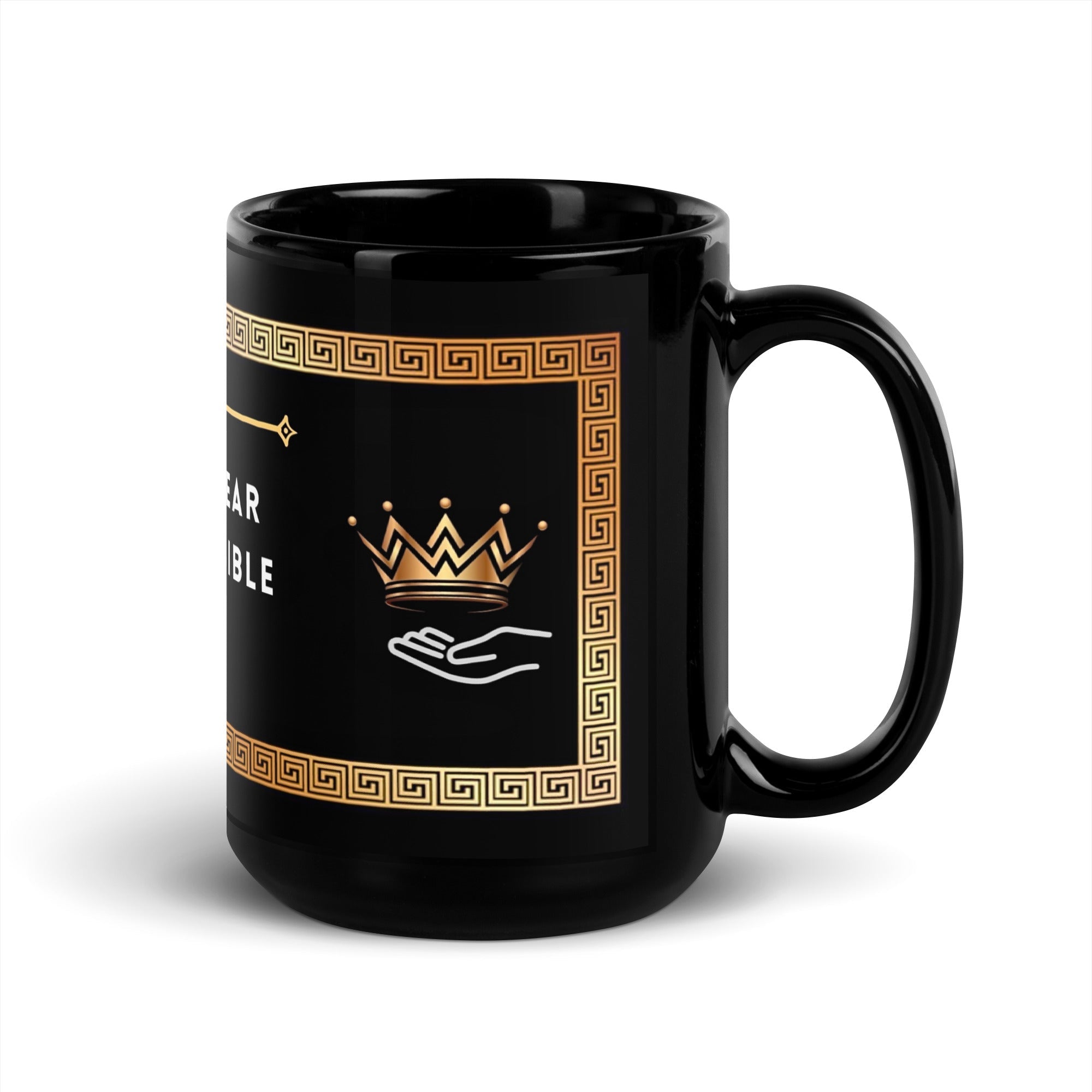 Black Glossy Mug - Royalty Robes
