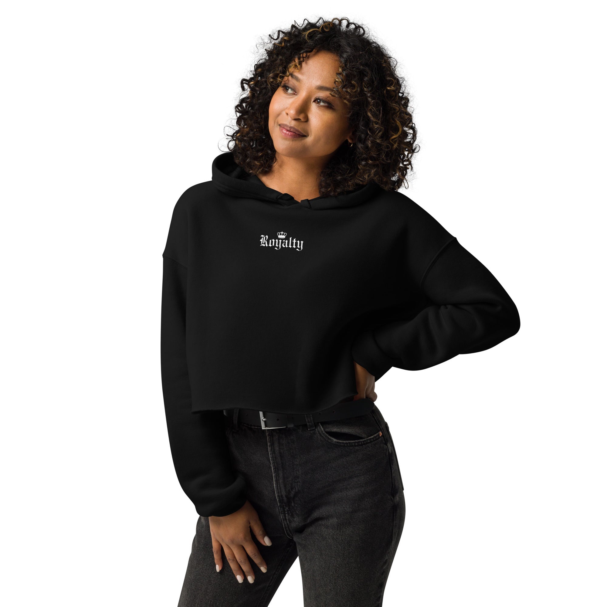 Crop Royalty Hoodie - Royalty Robes