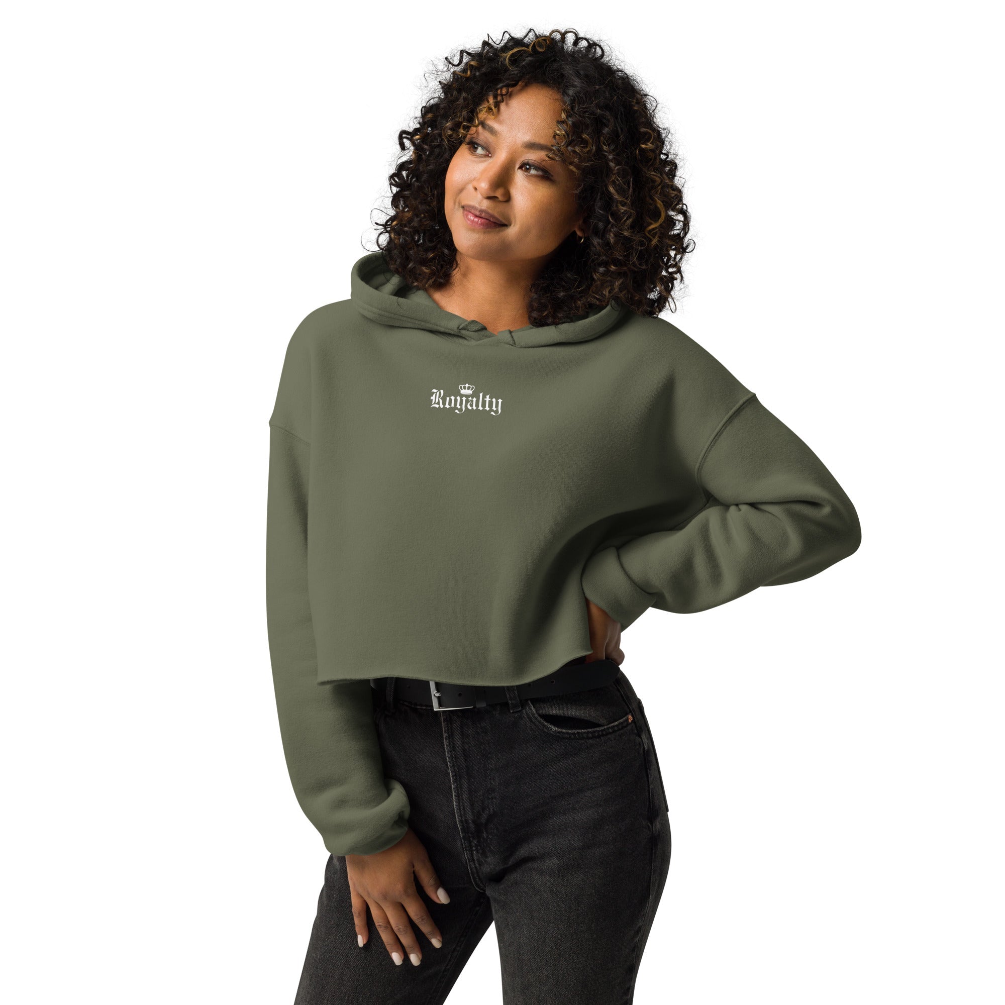 Crop Royalty Hoodie - Royalty Robes