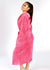 Hot Pink Hooded Royalty Robe - Royalty Robes