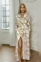 White Barocco Royalty Robe