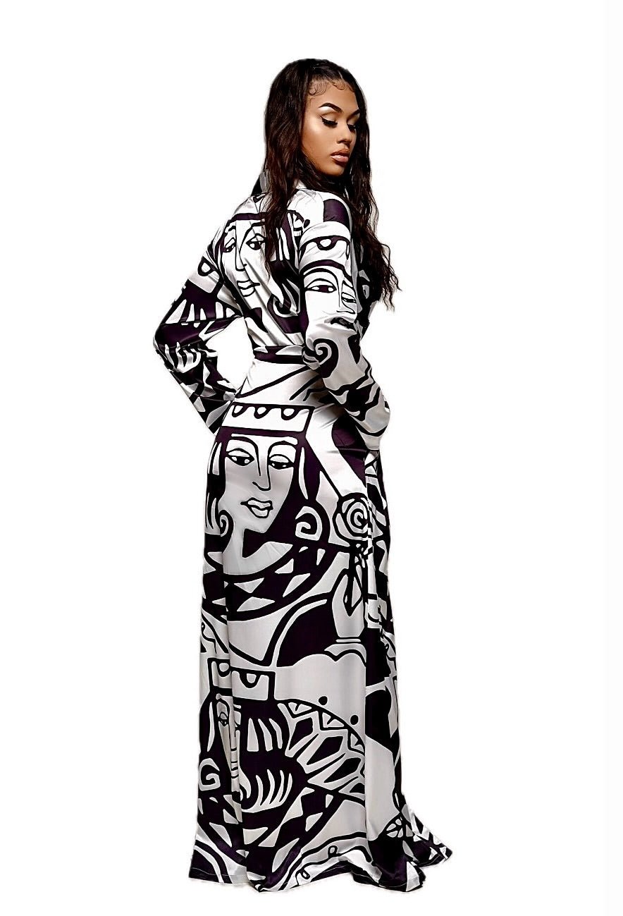 Queen of Hearts Long Robe - Royalty Robes