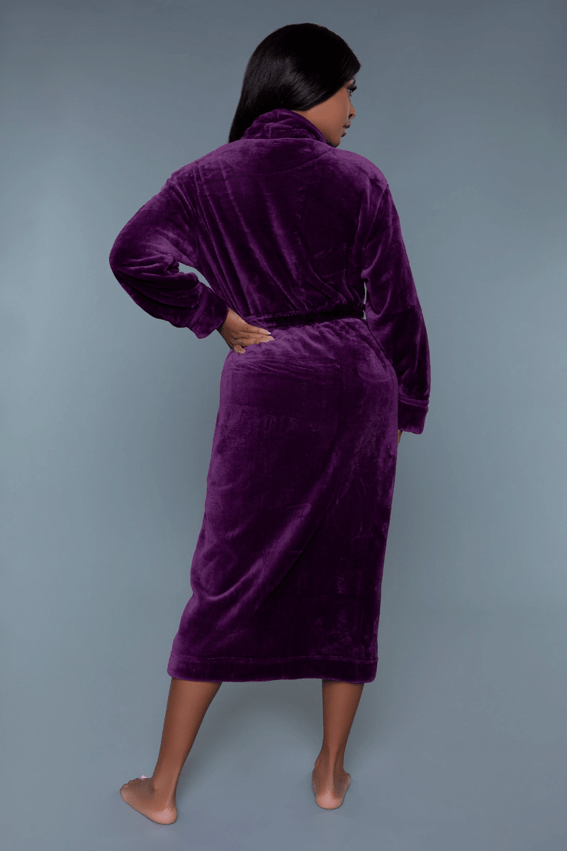 Royal Purple Robe With Front Pockets - Royalty Robes