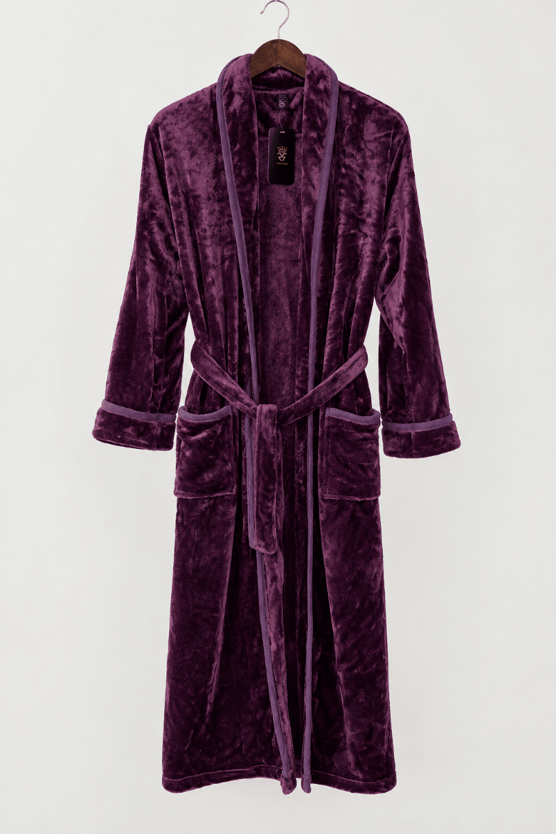 Royal Purple Robe With Front Pockets - Royalty Robes